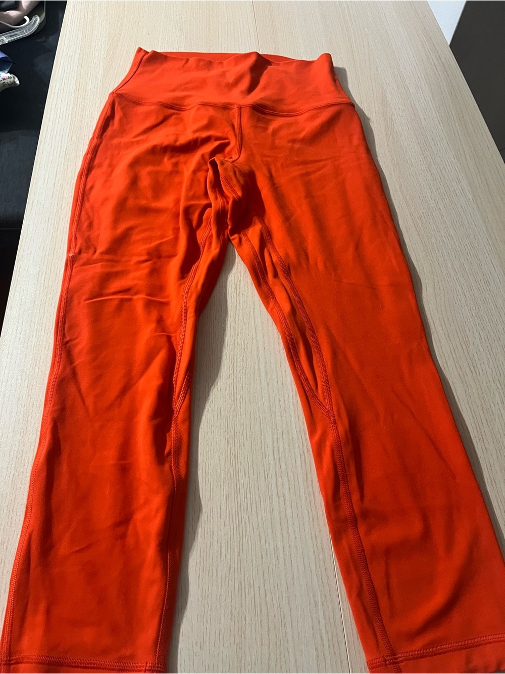 lululemon Align 25” Bright Orange High-Rise Leggings